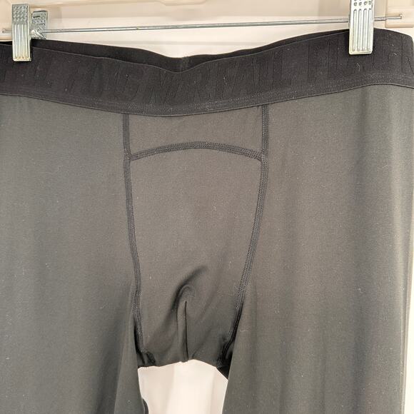 Flag Nor Fail Black Men's Compression Pants - Picture 2 of 6